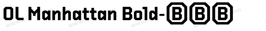 OL Manhattan Bold字体转换 OL Manhattan Bold字体转换